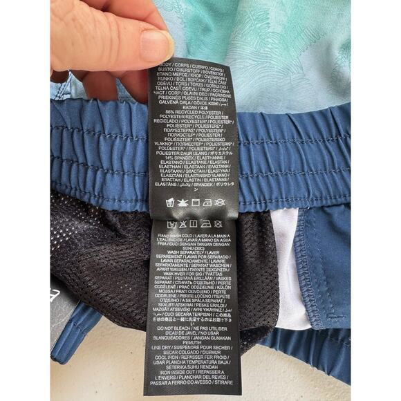 Hurley Shorts Mens Medium Blue Green Phantom Swim Trunks Ombre Surd Water Sports - Picture 11 of 16